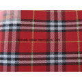 Yarn-dyed checked Polyester Suitcase PVC Fabric